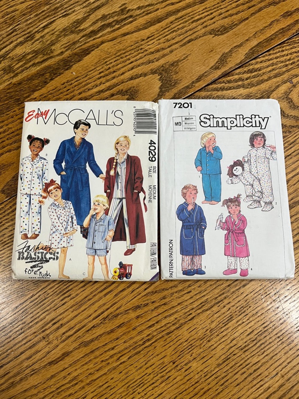 Toddler & Children’s PJ/Robe Patterns